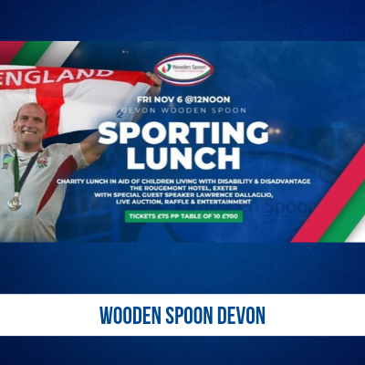 Wooden Spoon Devon Sporting Lunch 2026